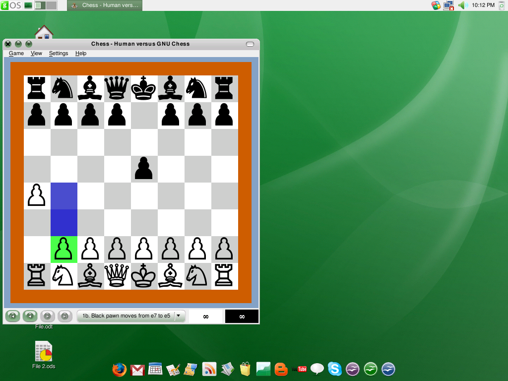 gOS 3.1 Chess